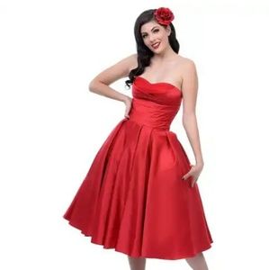 Unique Vintage Charade Swing Dress size small